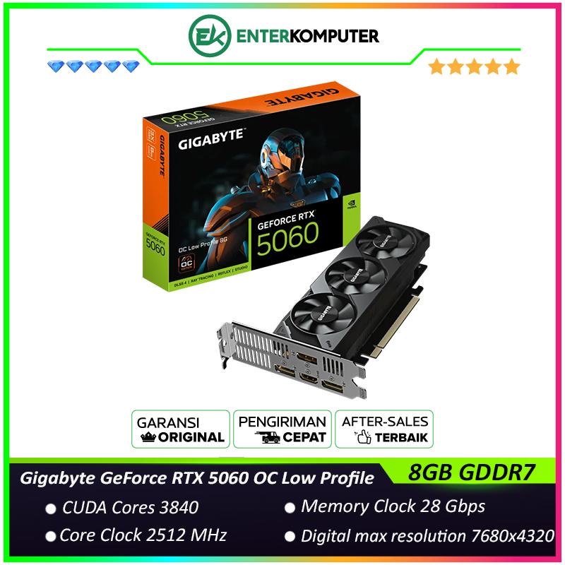 Gigabyte GeForce RTX 5060 8GB GDDR7 OC Low Profile - GV-N5060OC-8GL