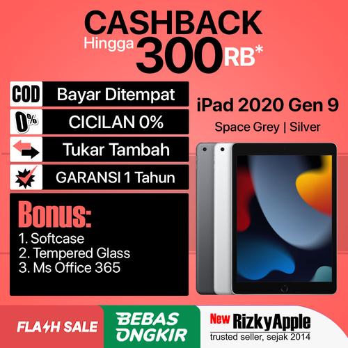 Apple iPad 9 2021 IBOX 256GB Cellular Wifi 64GB Gen 9th Support Pencil - WIFI 64GB IBOX, Grey Non Paket