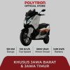 POLYTRON Fox 500 Electric Sepeda Motor Listrik - OTR Jabodetabek - White Valiant