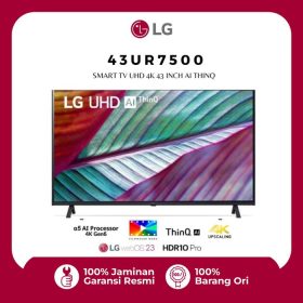 LG SMART TV 43UR7500 UHD 4K AI THINQ 43 INCH - 43UR75