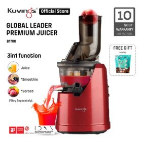 Kuvings B1700 Dark Red Cold Press Slow Juicer