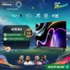 HISENSE Vidaa Smart Digital TV-43E4H-43 inch-Desain Bazelles-DTS V-X&Dolby Audio -Youtube/Netflix/Prime-Dual Band WIFI/HDMI/USB-Remote Standar-Easy Casting-Noise Reduction-Ram 1GB- ROM 4GB