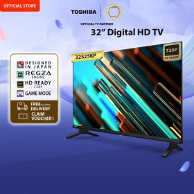 Toshiba TV 32" HD Digital TV-LED-Dolby Audio-Game Mode-REGZA Power Audio- 32S25KP