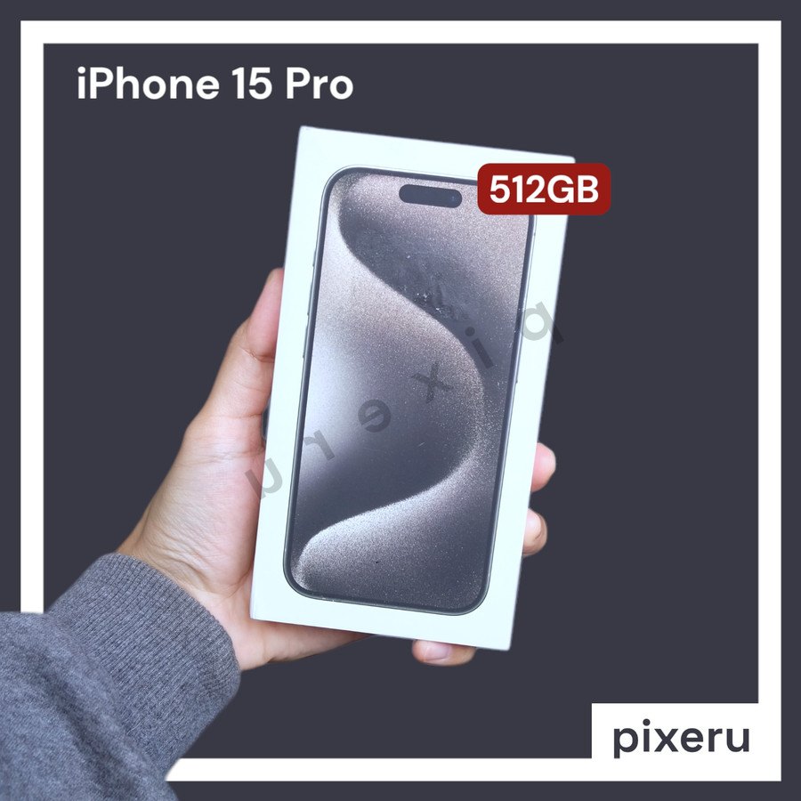 iPhone 15 Pro - LL/A - Brand New Segel - IMEI Resmi Bea Cukai - Natural Tita., 256 GB