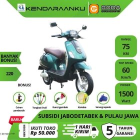 GODA GOLDEN RAPTOP 220 MOTOR LISTRIK SUBSIDI - KENDARAANKU OFC - PALM GREEN, OFF THE ROAD
