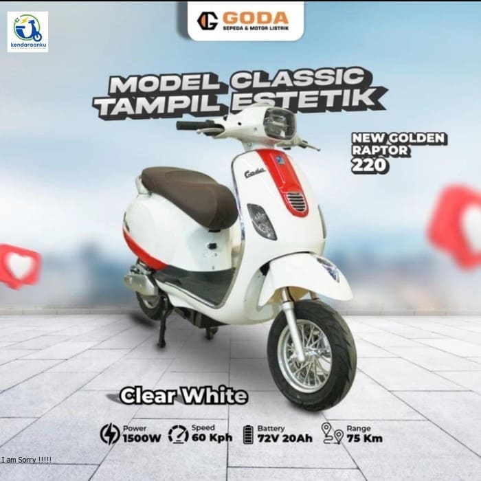 GODA GOLDEN RAPTOP 220 MOTOR LISTRIK SUBSIDI - KENDARAANKU OFC - PALM GREEN, OFF THE ROAD - Gambar 5