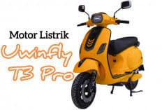 Sepeda Motor Listrik UWINFLY T3 PRO Double Disc Brakes 1200 Watt - Gambar 3