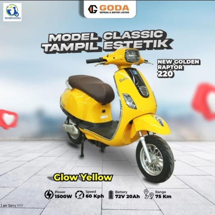 GODA GOLDEN RAPTOP 220 MOTOR LISTRIK SUBSIDI - KENDARAANKU OFC - PALM GREEN, OFF THE ROAD - Gambar 9